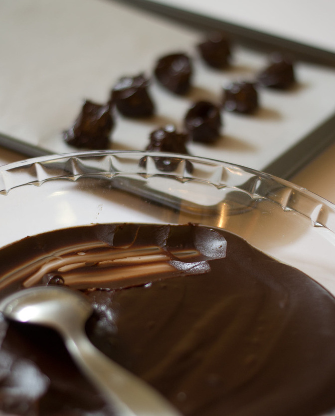 Truffes au chocolat - Camille Brunelle